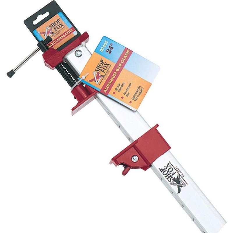 Shop Fox D2465 Aluminum Bar Clamp, 24" - Image 2